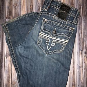 Men’s Rock Revival Jeans Sebastian Straight leg